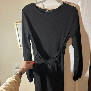 Black Prettygarden Tie Dress